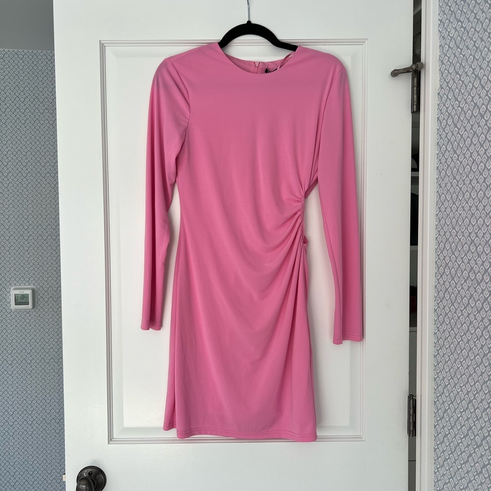 Zara Pink Heart Cut-Out Barbie Dress - Picture 4 of 8
